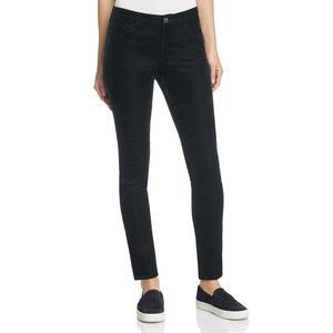 J Brand Mid-Rise Skinny Leg Black Corduroy Jeans, Size 26